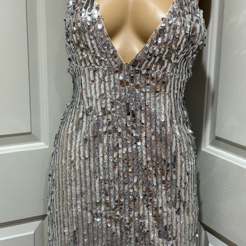 Forever 21 Gold  Sequin  Mini Dress